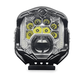 PSSL7A  95W-led spotlight wrangler working light 8.5 inch UTV ATV Motorcycle auxiliary light system 4x4 off-road vehicle Circular laser beam LED runni