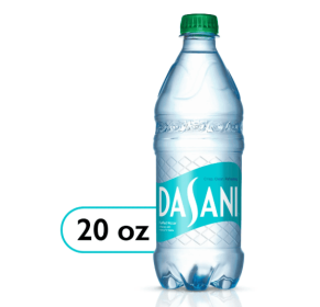 Dasani Purified Water Bottle, 20 fl oz