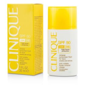 CLINIQUE by Clinique Mineral Sunscreen Fluid For Face SPF 50 - Sensitive Skin Formula --30ml/1oz