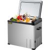 VEVOR 12 Volt Refrigerator, Portable Refrigerator (-4Â°F~68Â°F) With APP Control Car Compressor Fridge Cooler 12V/24V DC and 110-220V AC For Camping