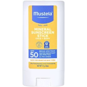 Mustela by Mustela Broad Spectrum SPF 50 Mineral Sunscreen Stick --17g/0.6oz