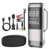 2000A Multi-Functional Portable Power Supply, Car Emergency Start Power Supply, 15V Digital Display with Charging Bank, Vacuum Cleaner, Flashlight
