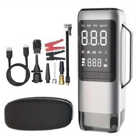 2000A Multi-Functional Portable Power Supply, Car Emergency Start Power Supply, 15V Digital Display with Charging Bank, Vacuum Cleaner, Flashlight