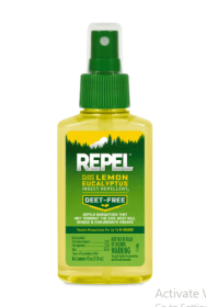 Repel Plant-Based Lemon Eucalyptus Insect Repellent 4 Ounces, Repels Mosquitoes up to 6 Hours