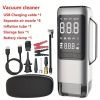 2000A Multi-Functional Portable Power Supply, Car Emergency Start Power Supply, 15V Digital Display with Charging Bank, Vacuum Cleaner, Flashlight
