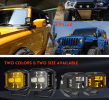 3-inch SUV  20W-LED Tank Wrangler, Chevrolet ford horse three luminous square spotlight A pillar SUV forklift truck LED driving fog lamp DT-2