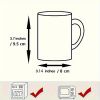1pc Rogue River Tactical Novelty Coffee Mug - Insulated Ceramic, Multipurpose, Reusable - Humorous Fishing Gear