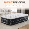 Inflatable Air Mattress with Built-in Pump, Twin Size 16in