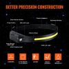 VEVOR 2PCS Rechargeable Headlamp, 350 lumens 230Â° Wide Beam