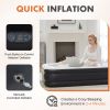 Inflatable Air Mattress with Built-in Pump, Queen Size 16in