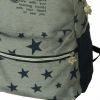 [Cool Star World] Fabric Art School Backpack Outdoor Daypack