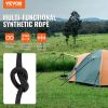 VEVOR Braided Nylon Rope, 3/16 in x 1000 ft, 32 Strands, 720 LBS Breaking Strength Outdoor Climbing Rope