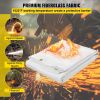 VEVOR Fire Blankets, 2 Pack Welding Blankets, 6' x 10' Fire Suppression Blanket, 1022 Â°F Flame Retardant Blanket, White Fire Emergency Blankets