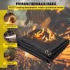 VEVOR Fire Blankets, 2 Pack Welding Blankets, 8' x 10' Fire Suppression Blanket, 1022Â°F Flame Retardant Blanket, Black Fire Emergency Blankets