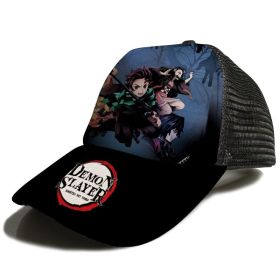 Anime Hat Naruto Luffy Demon Slayer Tanjiro Hat Student Men And Women Hip-hop Baseball Cap Sun Hat Trucker Hat (Color: ZMW-172)