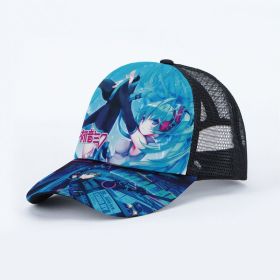Anime Hat Naruto Luffy Demon Slayer Tanjiro Hat Student Men And Women Hip-hop Baseball Cap Sun Hat Trucker Hat (Color: ZMW-47)