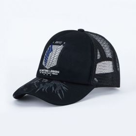 Anime Hat Naruto Luffy Demon Slayer Tanjiro Hat Student Men And Women Hip-hop Baseball Cap Sun Hat Trucker Hat (Color: ZMW-50)