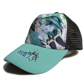 Anime Hat Naruto Luffy Demon Slayer Tanjiro Hat Student Men And Women Hip-hop Baseball Cap Sun Hat Trucker Hat (Color: ZMW-193)