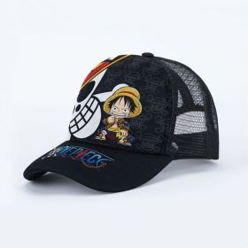 Anime Hat Naruto Luffy Demon Slayer Tanjiro Hat Student Men And Women Hip-hop Baseball Cap Sun Hat Trucker Hat (Color: ZMW-62)