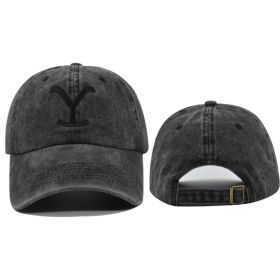 Embroidered Baseball Hats for Men Women (Color: Black)