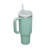 40 oz Tumbler with Handle and Straw Lid;  Insulated Cup Water Bottle