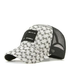 New Mesh Hat Sunshade Sunscreen Baseball Hat in Spring and Summer Men's and Women's Outdoor Leisure Versatile Fashion Cap (Colour: Khaki M (56-59CM))