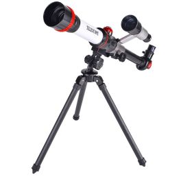 Professional Astronomical Telescope Powerful Monocular Portable HD Moon Space Planet Observation Telescope Gifts for Children (Ships From: China, Color: Red)