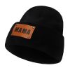 Men's and Women's Beanie Rib Knit Winter Beanie Knit Hat Soft Warm Unisex Flanged Beanie Cap
