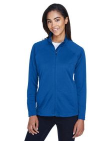 Ladies' Stretch Tech-ShellÂ® Compass Full-Zip - DK GREY HEATHER - S (Color: TRUE ROYAL, size: XL)