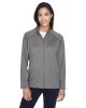 Ladies' Stretch Tech-ShellÂ® Compass Full-Zip - DK GREY HEATHER - S