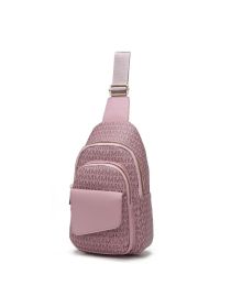 MKF Collection Kace M Logo Printed Vegan Leather Women Sling Bag by Mia k (material: Vegan Leather, Color: Purple)