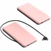 10000mAh Power Bank Portable Phone Charger External Battery Pack with LT & Type-C Double-ended Cable Type-C USB Cable Fit For IOSPhone 14 Android And