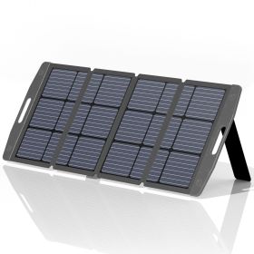 Solar Panel, Foldable Portable Solar Panel Battery Charger Kit with Adjustable Kickstand, Wire Storage Bag, MC4 Cable (Power: 100W-ECO)