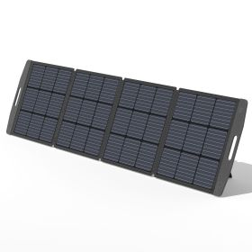 Solar Panel, Foldable Portable Solar Panel Battery Charger Kit with Adjustable Kickstand, Wire Storage Bag, MC4 Cable (Power: 200W)