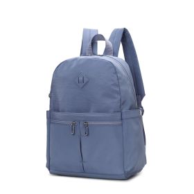MKF Collection Tatum Women's Backpack by Mia K â€“ Stylish Bookbag, Purse, and Travel Daypack (material: Vegan Leather, Color: Denim)
