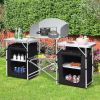 1PC Folding Camping Table with Storage Organizer
