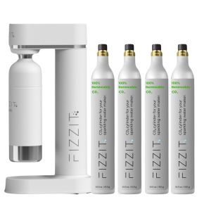 SpÃ¤rklÃ¯ Value Pack: Customize Your Hydration with Extra CO2 Gas Cylinders (C02 Cylinder: 4 Pack, Color: White)