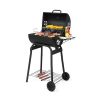 Charcoal Grill with Wheels for Outdoor Party Camping Picnic