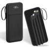 PD22.5W Fast Charger 20000mAh Fast Charging Power Bank Portable Charger with 4 Inbuilt Cables Digital Display Handle Fit For IOSPhone 15/14 Android An