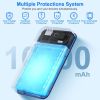 10000mAh Magsafe 3 In 1 Portable Charger PD22.5W Magnetic Fast Charger Fast Charging Power Bank Fit For IOS Phone 15/14 Samsung Galaxy S24 And More
