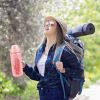Glass Water Bottle Sports Water Bottle Motivational Water Bottle Water Intake Tracker Bottle with Straw Time Marker Silicone Sleeve Handle for Gym Wor