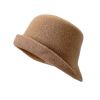 Ladies Autumn Winter Wool Knit Hats Elegant French Versatile Basin Hats