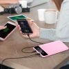 10000mAh Power Bank Portable Ultra Slim Charger External Battery Pack with 2 USB Output Ports Charging Cable LED Flashlight Compatible with IOSPhone 1