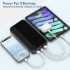 10000mAh PD22.5W Fast Charging Power Bank Fast Charger Portable Phone Charger with Type-C USB Cable Fit For IOS Phone 15/14 Samsung Galaxy S24 And Mor